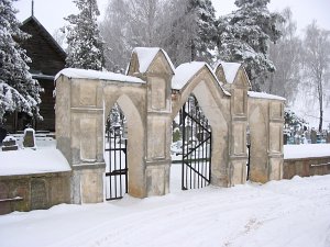 Липнишки, кладбище христианское: брама Липнишки, кладбище христианское: брама