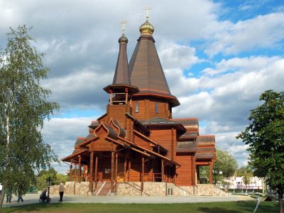 Минск, церковь Всех Святых: церковь Троицкая (дерев.) Минск, церковь Всех Святых: церковь Троицкая (дерев.)
