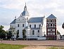 Несвиж, фарный костел и Замковая башня Несвиж, фарный костел и Замковая башня