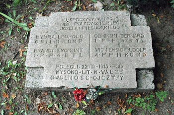 Высокое (Камен. р-н), кладбище католическое: могилы польских солдат 1915 г. Высокое (Камен. р-н), кладбище католическое: могилы польских солдат 1915 г.